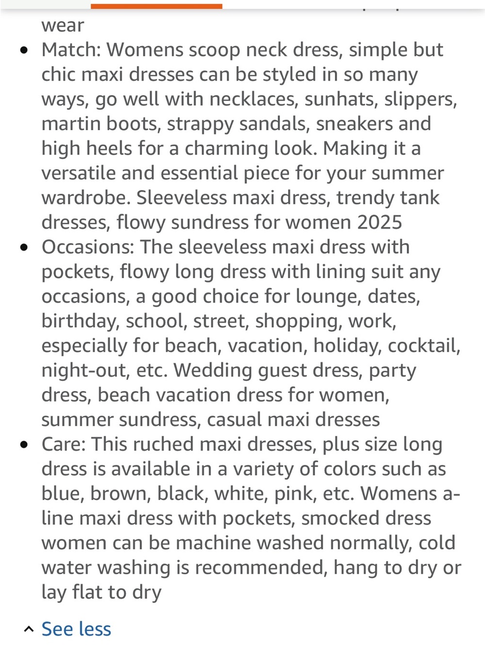 White 100% Cotton maxi dress - Picture 9 of 9